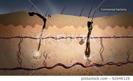 Inflammation and swelling of the skin 92646126