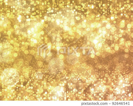 Autumn yellow glitter background holo glitter light bokeh 92646541