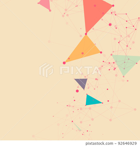 Vector background with dots and lines. Design with connection on colorful background. Pattern can be used for your projects Vector background with dots and lines. Design with connection on colorful background. Pattern can be used for your projects 92646929