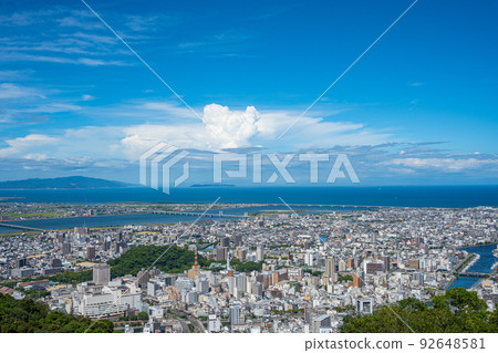 [Tokushima] View from near the summit of Mt. Bizan 92648581