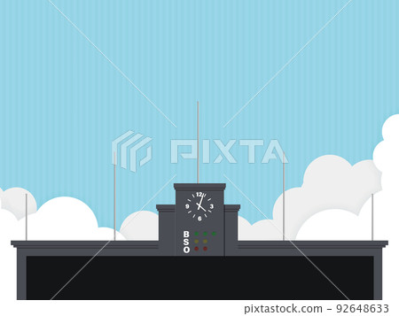 Baseball field scoreboard Baseball field scoreboard 92648633