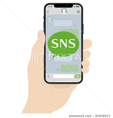 智能手機(SNS) 智能手機(SNS) 92648915
