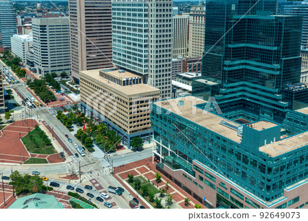 View of the Baltimore cityscape 92649073