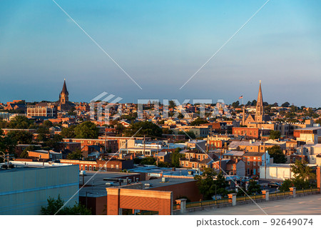 View of the Baltimore cityscape 92649074