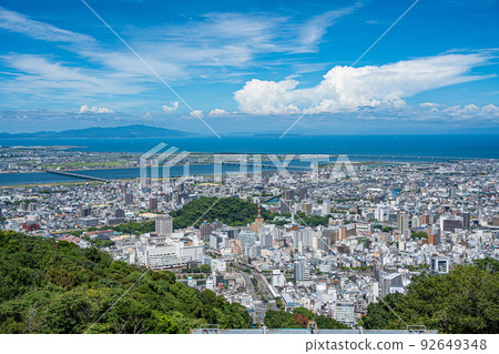 [Tokushima] View from near the summit of Mt. Bizan 92649348