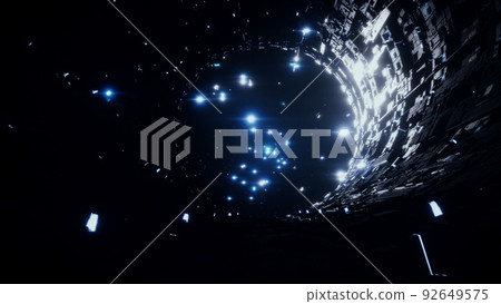 Space futuristic base with ships traffic. Futuristic concept. 3d rendering. Space futuristic base with ships traffic. Futuristic concept. 3d rendering. 92649575