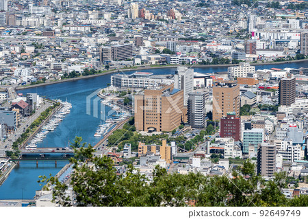 [德島] 眉山山頂附近的景色[德島縣廳附近] 92649749