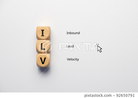Concept business marketing acronym ILV or Inbound Lead Velocity. Concept business marketing acronym ILV or Inbound Lead Velocity. 92650791