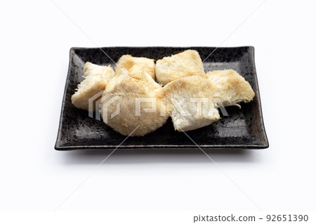 Fresh rare lion's mane mushroom 92651390