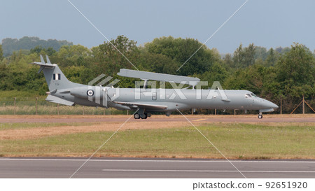 Hellenic Air Force EMB-145H early warning and control aircraft taxiing 92651920