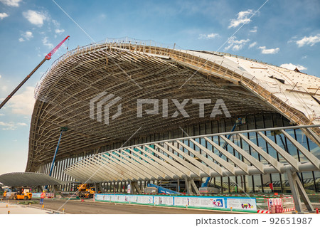 Construction site of new Beijing Daxing International Airport Construction site of new Beijing Daxing International Airport 92651987