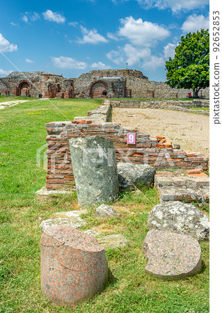 Remains of ancient Roman city of Gamzigrad (Felix Romuliana) in Serbia 92652853