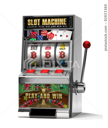 Slot machine_Bitcoin mark 92653360