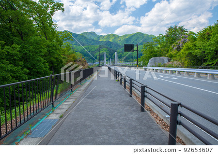 羊場大橋、羊場吾妻湖、羊場水壩、新綠的季節 羊場大橋、羊場吾妻湖、羊場水壩、新綠的季節 92653607