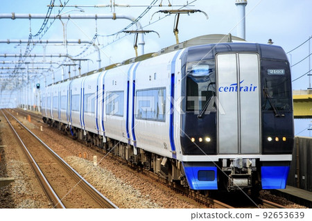 Chubu Centrair International Airport Meitetsu Series 2000 Mu-Sky trains running on the airport line Chubu Centrair International Airport Meitetsu Series 2000 Mu-Sky trains running on the airport line 92653639