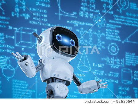 Small robot learning with education graphic display Small robot learning with education graphic display 92656644