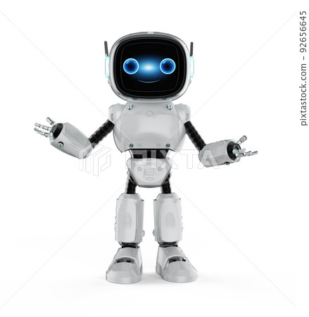 Small robot assistant hand extend Small robot assistant hand extend 92656645