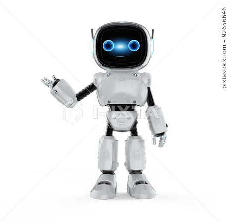 Small robot assistant hand extend Small robot assistant hand extend 92656646