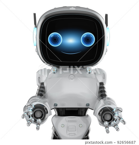 Small robot assistant hand extended 92656687