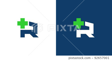 The initial letter R plus logo design is modern and bold The initial letter R plus logo design is modern and bold 92657001