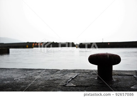 Scenery of fishing port Scenery of fishing port 92657086