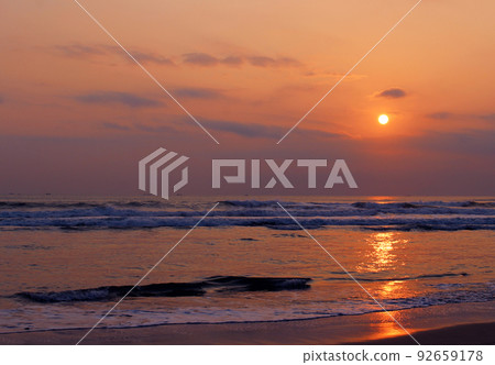 Morning at My Khe Beach 92659178