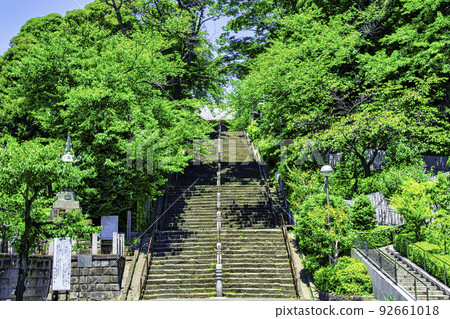 Ikegami Honmonji Temple in Tokyo Omotesando 96 stone steps 92661018