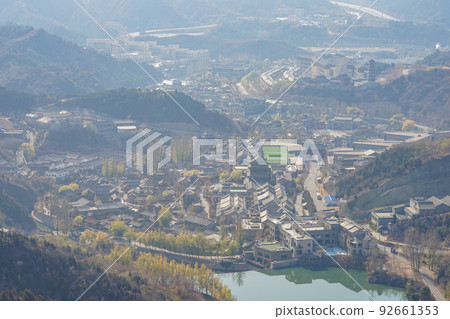 Gubei Water Town seen from Simatai Great Wall 92661353