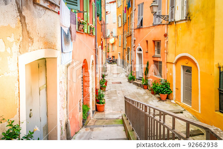old town of Nice, France 92662938