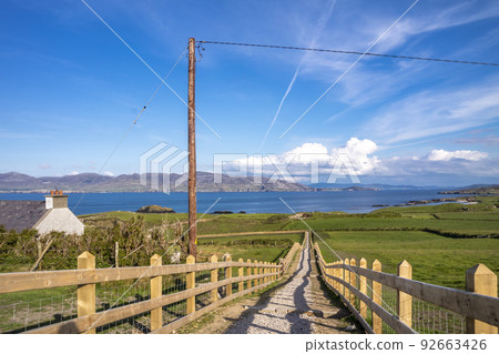 The new path to the Great Pollet Sea Arch, Fanad Peninsula, County Donegal, Ireland 92663426