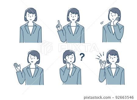 西裝女人姿勢集 西裝女人姿勢集 92663546