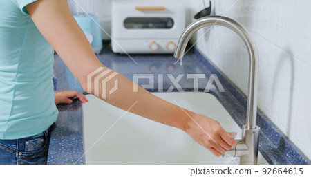 water tap in kitchen water tap in kitchen 92664615