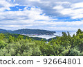 [Wakayama/ Kada] Full view of Kada's cityscape 92664801