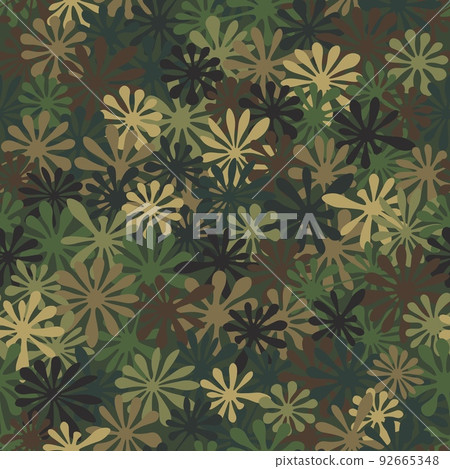 Texture military camouflage seamless pattern. Army and hunting texture 92665348