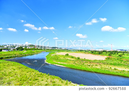 稻城橋 / 多摩川上游 / 朝正政橋（東京都稻城市）[2022年7月] 92667588