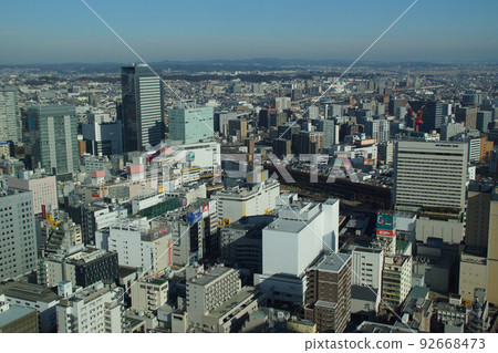 Sendai city distant view 92668473