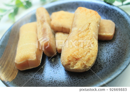Freshly baked kankoro mochi Freshly baked kankoro mochi 92669883