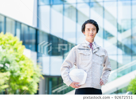 Young male engineer Photography cooperation: LINK FOREST Young male engineer Photography cooperation: LINK FOREST 92672551