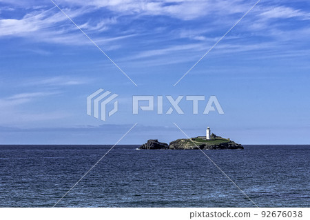 Godrevy Lighthouse on Godrevy Island Godrevy Lighthouse on Godrevy Island 92676038