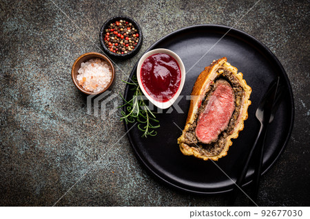 Perfect homemade Beef Wellington 92677030