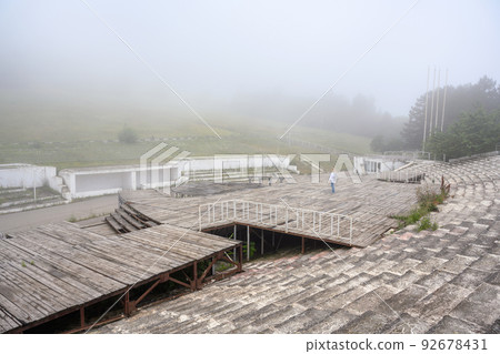 Concert venue Glade of Songs in mist, Pyatigorsk, Stavropol Krai, Russia Concert venue Glade of Songs in mist, Pyatigorsk, Stavropol Krai, Russia 92678431