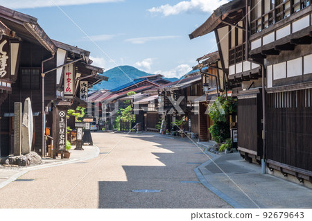Narai-juku in the morning Narai-juku in the morning 92679643
