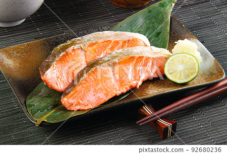 Sockeye salmon fillet image Sockeye salmon fillet image 92680236