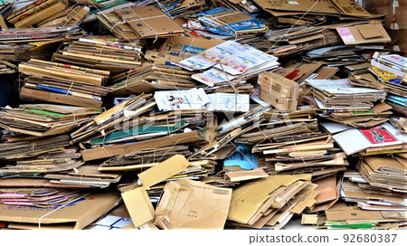 cardboard for recycling 92680387