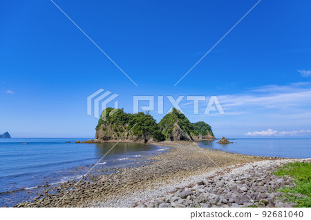 Nishiizu Town, Shizuoka Prefecture Tombolo Phenomenon Sanshiro Island 92681040