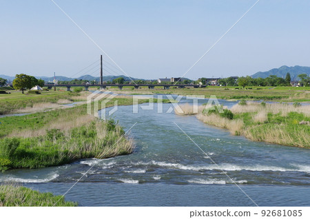福井縣越前市日野川和日野川花仙綠地公園 92681085