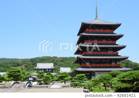 Rengein Tanjoji Okunoin, five-storied pagoda 92681421