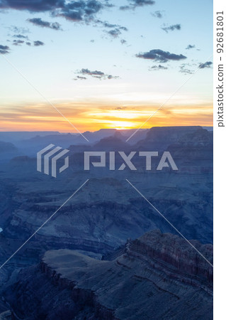 Desert Rocky Mountain American Landscape. 92681801