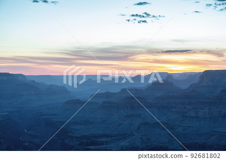 Desert Rocky Mountain American Landscape. 92681802