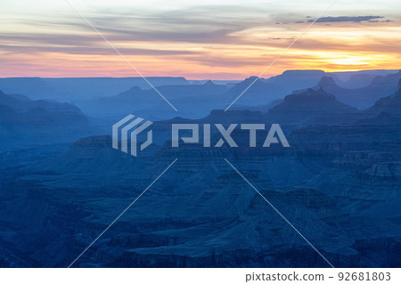 Desert Rocky Mountain American Landscape. 92681803